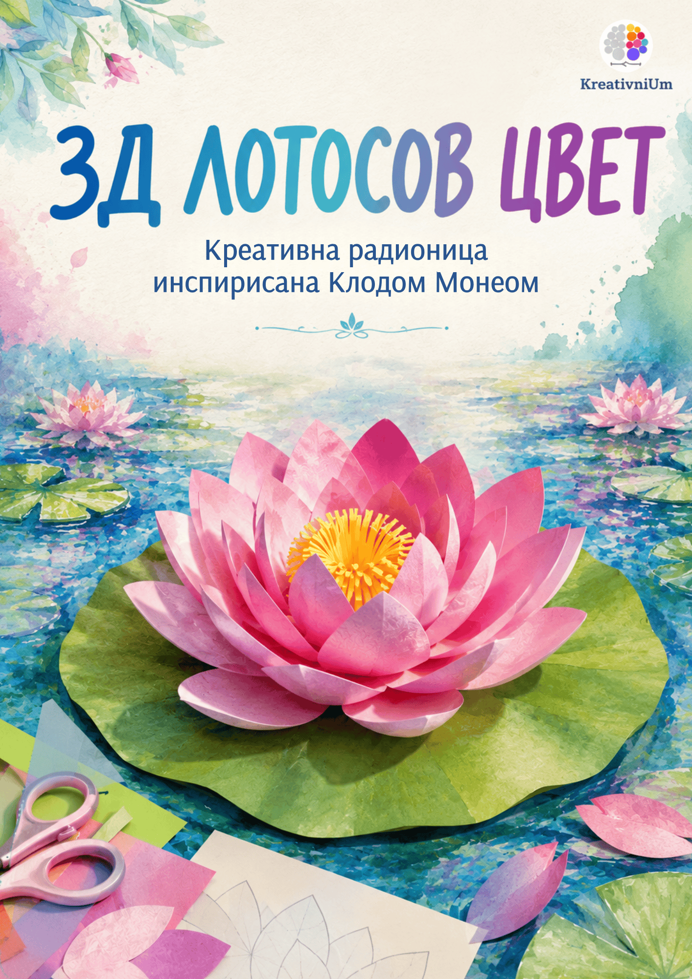 Lotosov cvet - priručnik za kreativnu radionicu